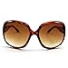 HuntGold 1X Lady Girl Popuplar Graceful Sunglasses Retro Vintage Big Frame Goggles Shades Eyeglass(leopard)