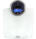 Ozeri Rev Digital Bathroom Scale with Electro-Mechanical Weight Dial (White)