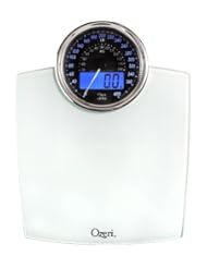 Ozeri Rev Digital Bathroom Scale with Electro-Mechanical Weight Dial