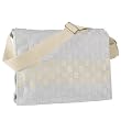 Messenger/Baby Bag - Ivory/Light Blue