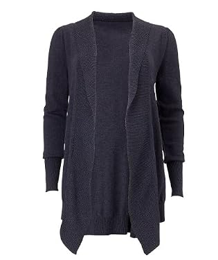 Maternity Denim Marl Waterfall Cardigan