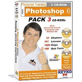 Adobe Photoshop 6 Tutorial Training in 3 CDs By Keyko by Keyko