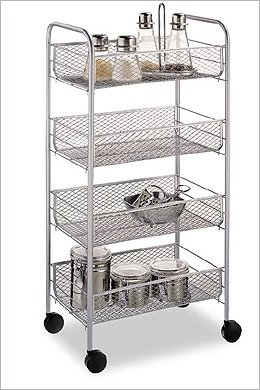 Four Basket Storage Cart