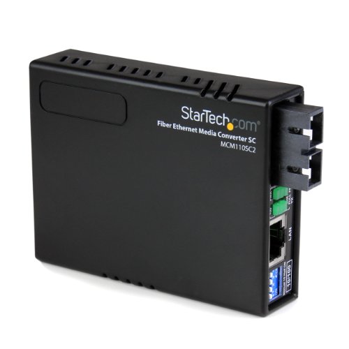 StarTech.com 10/100 Fiber to Ethernet Media Converter Multi Mode SC 2 km (MCM110SC2) On Sale