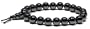 Hematite Beaded Elastic Bracelet, 7"