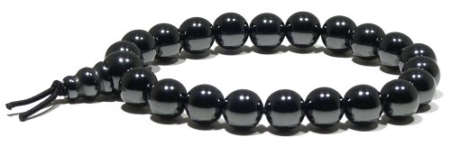 Elastic Hematite Beaded Bracelet, 7