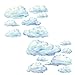Instant Murals 14 Huge Clouds Peel and Stick Wall Stickers Mural - Nursery Instant Murals 14 Huge Clouds Peel and Stick Wall Stickers Mural - Nursery