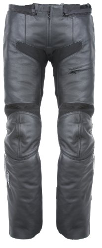 Joe Rocket Pro Street Mens Leather Motorcycle Pants Black 36