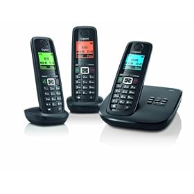 Gigaset A510A Trio DECT Cordless Phone - Black