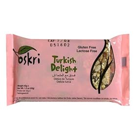 Oskri Honey Bar Turkish Delight, Gluten Free,  1.5-Ounce Bars (Pack of 20)