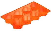 Le Creuset Cook 'n' Bake 8 Cup Heart Muffin Tray, Orange
