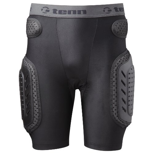 Tenn DH/BMX Cycling Padded Hip Protector Body Armour Shorts Black 2XL