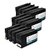 Printronic Remanufactured Ink Cartridge Replacement for HP 950 CN049AN ( Black,Cyan,Magenta,Yellow , 12-Pack )