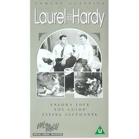 Laurel And Hardy - Angora Love / The Chimp / Flying Elephants [VHS] [1929]