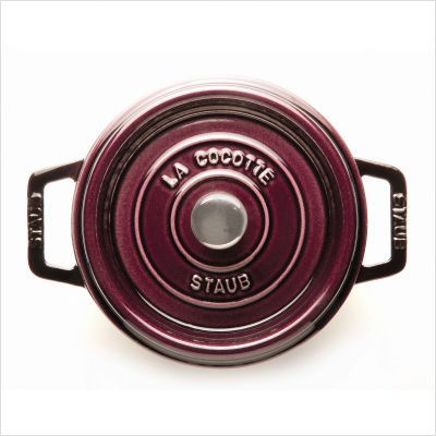Staub 2.25 Quart Round Cocotte Aubergine