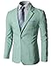 H2H Mens Fashion Basic Slim Fit Lightweight Long Sleeve Jacket Blazer