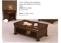 3 pc Louis Philipe Style Coffee Table in Cherry Finish