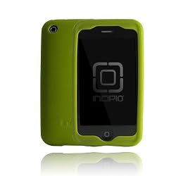 Incipio DermaShot Silicone Case for Apple iPhone 3G and 3GS-Color Olive Green