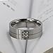 Aini Savoie Men's Comfort Fit Titanium Wedding Band Ring | Engagement Rings