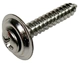 Pico 6305C #8 x 5/8 Chrome Trim Screw w/Countersunk Washer 15 per Package