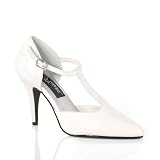 4 Inch Ladies Dress Shoes Sexy High Heel Shoes T-Strap D'Orsay Style Pump Shoes White... by var goTwisterProductImageStrings = new Object();goTwisterProductImageStrings['prodImageNotAvailTextNoColor'] = 