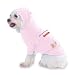Stop unwanted pregnancies Masturbate Hooded (Hoody) T-Shirt with pocket for your Dog or Cat LARGE Lt Pink