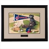 MLB Cleveland Indians Jim Killen Signature Black Framed Print