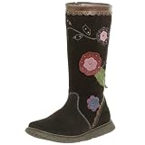 Lelli Kelly Toddler/Little Kid Flower Hi-Boot,Brown,26 EU (US Toddler 9 M)