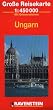 Hungary International Road Map 1:450,000 with Separate Index
