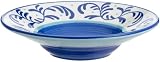 Signature Indigo Set of Four Handpainted Small Pasta Bowl , Blue