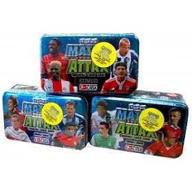Match Attax - Bo�te m�tal collector 2/2010 pour cartes � collectionner de la Bundesliga allemande - Lot de 3 - Langue allemande