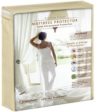 PureCare Allergen Proof Anti-Bacterial Mattress Encasement, Twin