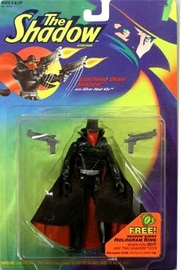 The Shadow Action Figure - Lightning Draw Shadow with Silver Heat 45s