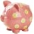 Elegant Baby Ceramic Polka Dot Piggy Bank Pink