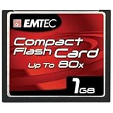 EMTEC - Flash memory card - 1 GB - 80x - CompactFlash