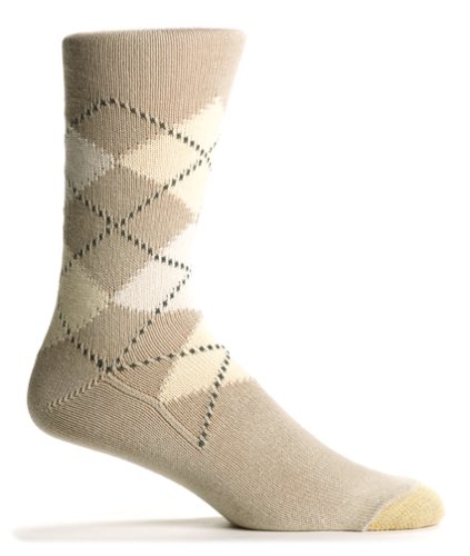 Gold Toe Men's Cotton Argyle Casual Sock