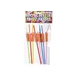 Bachelorette Party Pecker Straws (8 Per Pack)