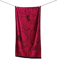 Fuchsia Poppy Beach Towel