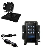 Samsung P2 Auto Bean Bag Dash Holder with Car Charger - Uses Gomadic TipExchange