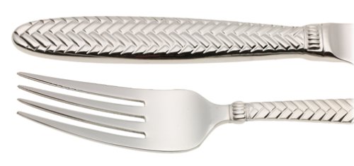 Wallace Continental Reins 65-Piece Stainless-Steel Boxed Flatware Set, Service for 12
