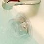 Bottomless Bath Overflow Cover (Clear) (3.75"H x 3.75"W x 2"D)