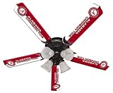 Alabama Crimson Tide Team Logo Ceiling Fan with Light