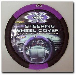 Allison X-Gear Neoprene Steering Wheel Cover Purple