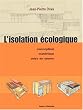 L'isolation �cologique : Conception, mat�riaux, mise en oeuvre