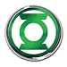Green Lantern Seal DC Comics Chrome Auto Emblem