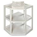 White Diaper Corner Baby Changing Table