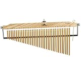 Tycoon Percussion Master Grand Series Bar Chimes - 36 Gold On Ash Wood Bar