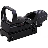 Ohuhu Red and Green Reflex Sight with 4 Reticles