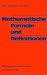 Mathematische Formeln und Definitionen