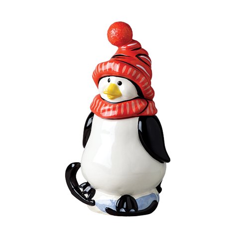 Childrens Toyshop  Kitchen & Housewares : Pfaltzgraff Penguin Skate Cookie Jar